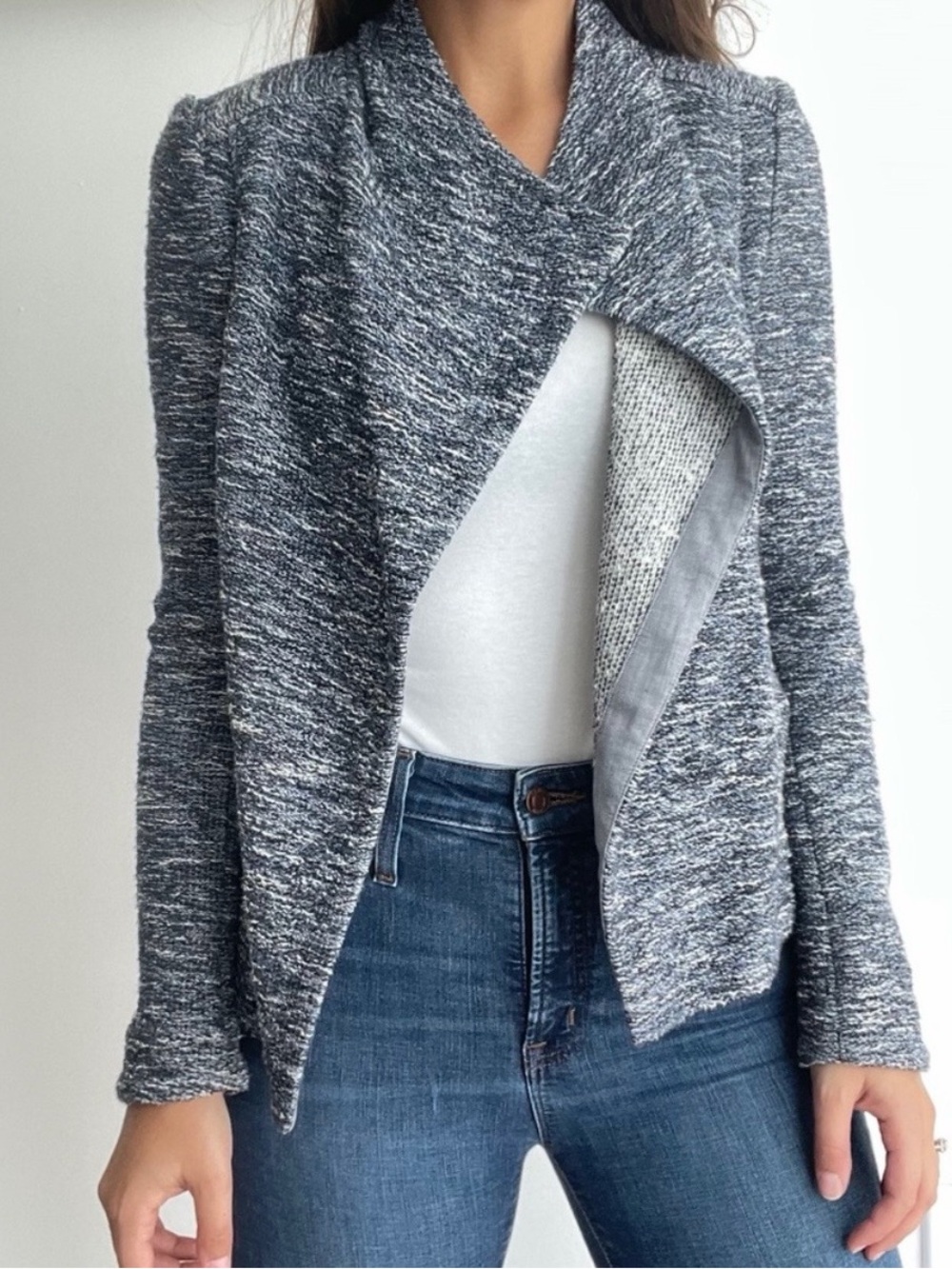Vince Marled Open-Front Cardigan size medium - Picture 2 of 11
